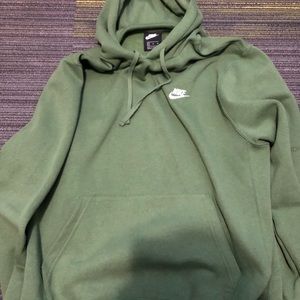 Green Nike hoodie